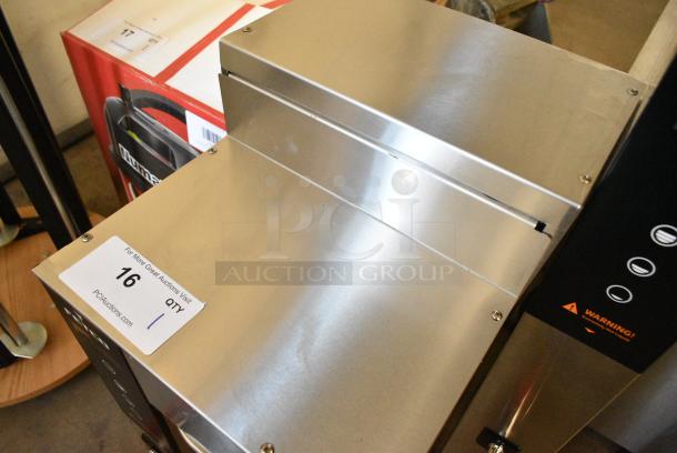 BRAND NEW SCRATCH AND DENT! 2024 Fetco CBS-1231 Stainless Steel Twin Automatic Coffee Brewer w/ Hot Water Dispenser and Metal Brew Basket. 120 Volts, 1 Phase. - Image 5 of 8