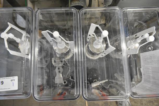 BRAND NEW SCRATCH AND DENT! 2024 Carnival King 382RBD5G4 JETCOF 480M Quadruple 5 Gallon Bowl Refrigerated Beverage Dispenser. 120 Volts, 1 Phase. Tested and Working! - Image 9 of 11