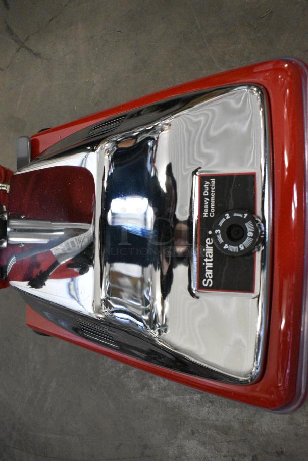 BRAND NEW SCRATCH AND DENT! Sanitaire Heavy Duty Commercial Upright Vacuum Cleaner. Tested and Working! - Image 4 of 11