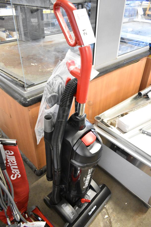 BRAND NEW SCRATCH AND DENT! Sanitaire SC5845D FORCE QuietClean 15" Bagless Upright Vacuum Cleaner 752SC5845B. Tested and Working! - Image 2 of 8