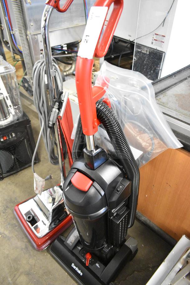 BRAND NEW SCRATCH AND DENT! Sanitaire SC5845D FORCE QuietClean 15" Bagless Upright Vacuum Cleaner 752SC5845B. Tested and Working! - Image 3 of 8