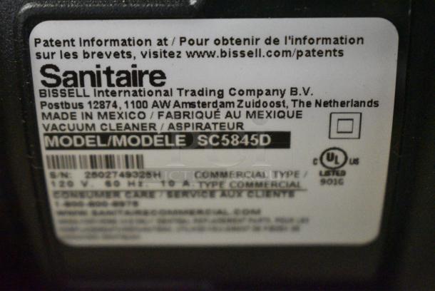 BRAND NEW SCRATCH AND DENT! Sanitaire SC5845D FORCE QuietClean 15" Bagless Upright Vacuum Cleaner 752SC5845B. Tested and Working! - Image 7 of 8
