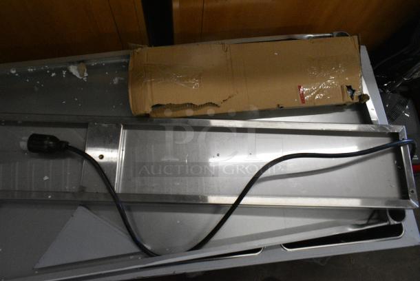 BRAND NEW SCRATCH AND DENT! 2024 ServIt 423EST4WS500 Stainless Steel Four Pan Sealed Well Electric Steam Table with Adjustable Undershelf. 120 Volts, 1 Phase. Cannot Test Due To Plug Style - Image 7 of 20