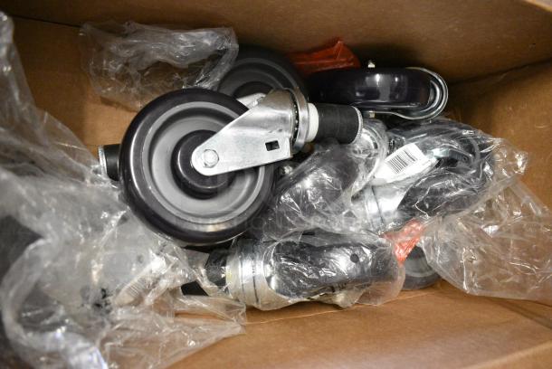 BRAND NEW SCRATCH AND DENT! Lot of 8 3591201148/35912011471 Commercial Casters. - Image 2 of 5