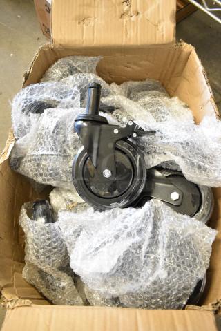 BRAND NEW SCRATCH AND DENT! Lot of 20 Commercial Casters.