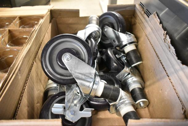 BRAND NEW SCRATCH AND DENT! Lot of 9 Commercial Casters. - Image 1 of 4