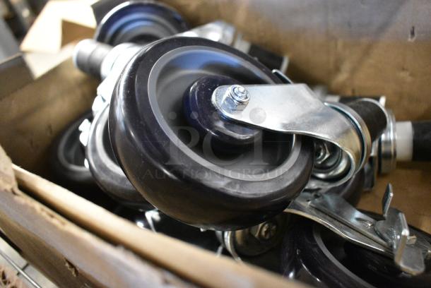 BRAND NEW SCRATCH AND DENT! Lot of 9 Commercial Casters. - Image 3 of 4
