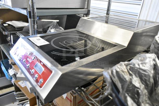 BRAND NEW SCRATCH AND DENT! 2024 Avantco 177IC35SU Stainless Steel Double Countertop Step-Up Induction Range / Cooker. 208-240 Volts, 1 Phase. - Image 3 of 8