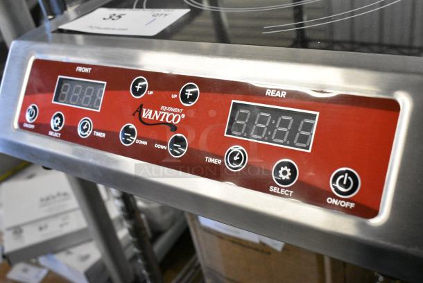 BRAND NEW SCRATCH AND DENT! 2024 Avantco 177IC35SU Stainless Steel Double Countertop Step-Up Induction Range / Cooker. 208-240 Volts, 1 Phase. - Image 4 of 8