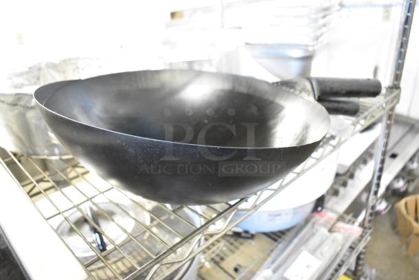 2 BRAND NEW SCRATCH AND DENT! Town 843784002101 Metal Wok Skillet. 2 Times Your Bid! - Image 2 of 5
