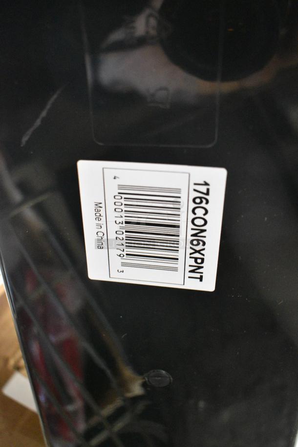 3 BRAND NEW SCRATCH AND DENT! Various Items Including 999FLCADDY3 Acopa Three Glass Black Metal Flight Carrier, Tablecraft MG3 Frostone 12 3/4" x 6 3/4" Black Melamine Display Tray, Choice 176CON6XPNT 6-Compartment Condiment Bar. 3 Times Your Bid! - Image 7 of 7