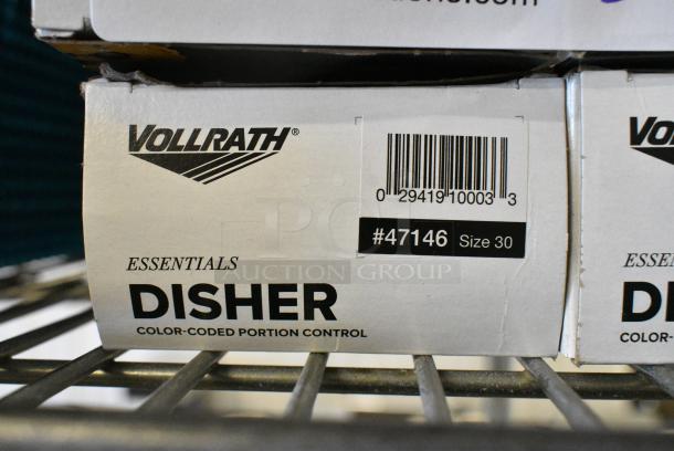 5 BRAND NEW SCRATCH AND DENT! Vollrath 47146 Jacob's Pride #30 Black Thumb Press Disher - 1 oz. 5 Times Your Bid! - Image 5 of 5