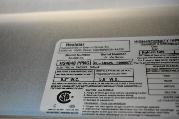 BRAND NEW SCRATCH AND DENT! HeatStar HS4040 PPNG Natural Gas High Intensity Radiant Power Pile Industrial Heater. 40,000 BTU. - Image 8 of 8