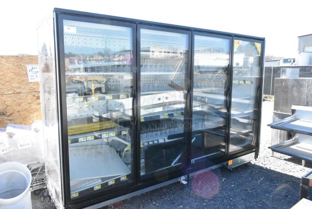 Zero Zone 4RHCCD Metal Commercial 4 Door Reach In Cooler Merchandiser. Does Not Come w/ Compressor. 115 Volts, 1 Phase. - Image 2 of 11