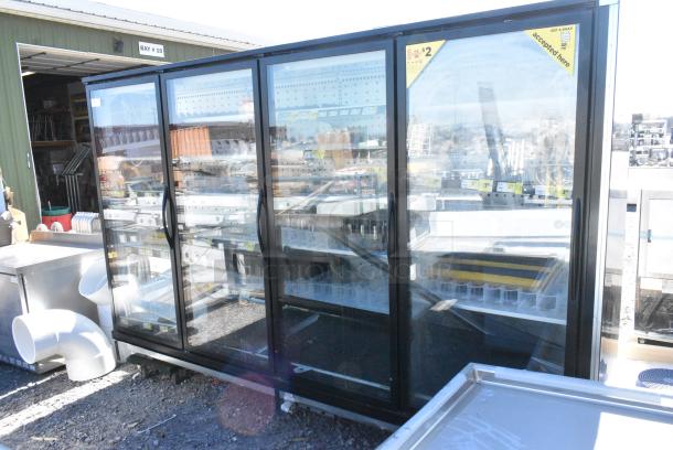 Zero Zone 4RHCCD Metal Commercial 4 Door Reach In Cooler Merchandiser. Does Not Come w/ Compressor. 115 Volts, 1 Phase. - Image 3 of 11