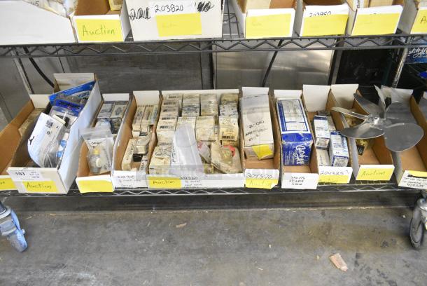 ALL ONE MONEY! Tier Lot of Various BRAND NEW Items Including Siemens Furnas Definite Purpose, Safety Shut off Valve, Catchall Filter - Image 1 of 23