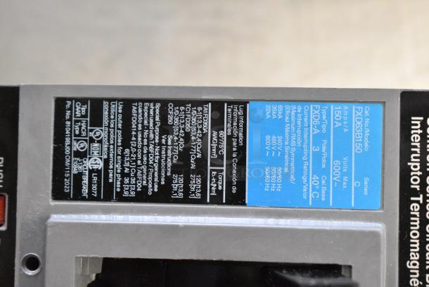 BRAND NEW Siemens FXD63B150L 3 Pole Circuit Breaker - Image 3 of 10