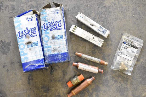 ALL ONE MONEY! Lot of 10 Various BRAND NEW Items Including Catchall Filter Driers, Check Valve - Image 1 of 13