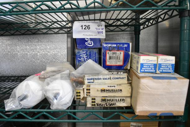 ALL ONE MONEY! Lot of 18 Various BRAND NEW Items Including Catchall Filter Driers, Ice Guards, Valves - Image 1 of 16