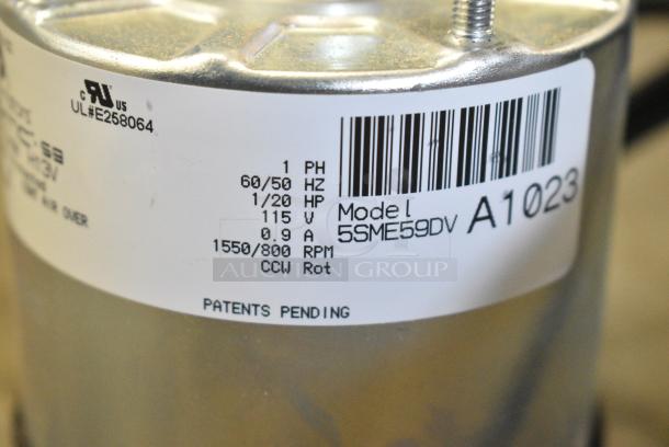 4 BRAND NEW Morrillmotors Arktic 59 Motor. 115 Volts, 1 Phase. 4 Times Your Bid! - Image 8 of 9