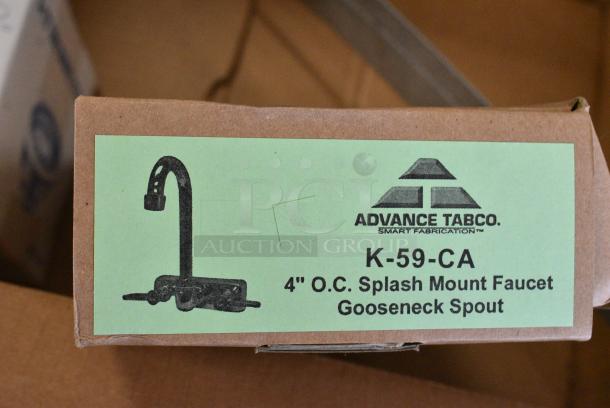 BRAND NEW SCRATCH AND DENT! Advance Tabco 7-PS-60 Stainless Steel Wall Mount Single Bay Sink w/ Faucet and Mounting Bracket - Image 10 of 11