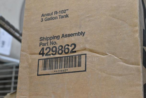 2 IN ORIGINAL BOX! Ansul R-102 429862 Fire Suppression Tank. 2 Times Your Bid! - Image 5 of 10