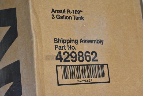 2 IN ORIGINAL BOX! Ansul R-102 429862 Fire Suppression Tank. 2 Times Your Bid! - Image 7 of 10