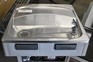 Elkay Stainless Steel Wall Mount Water Fountain