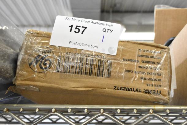 BRAND NEW SCRATCH AND DENT! Box of 6 Wilton Perfect Results 8" x 8" x 2" Square Non-Stick Steel Cake Pan 191002912 - Image 2 of 5