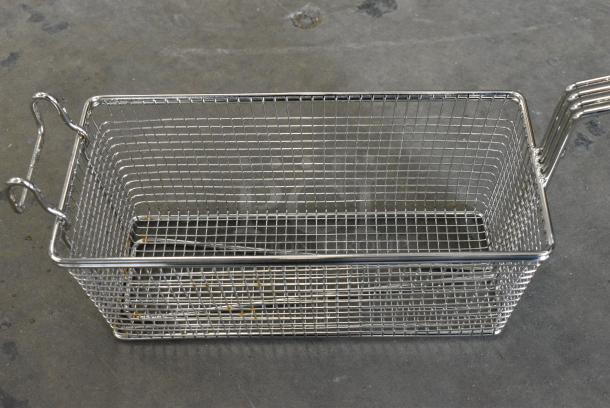 2 BRAND NEW SCRATCH AND DENT! Backyard Pro 190FB1154TWN 11" x 5 3/8" x 4 1/8" Twin Fryer Basket with Front Hook. 2 Times Your Bid! - Image 3 of 6