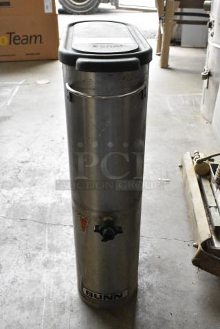 Bunn Stainless Steel Beverage Holder Dispenser.