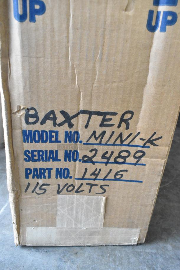 BRAND NEW! Baxter Mini-K Motor. 115 Volts, 1 Phase. - Image 3 of 3