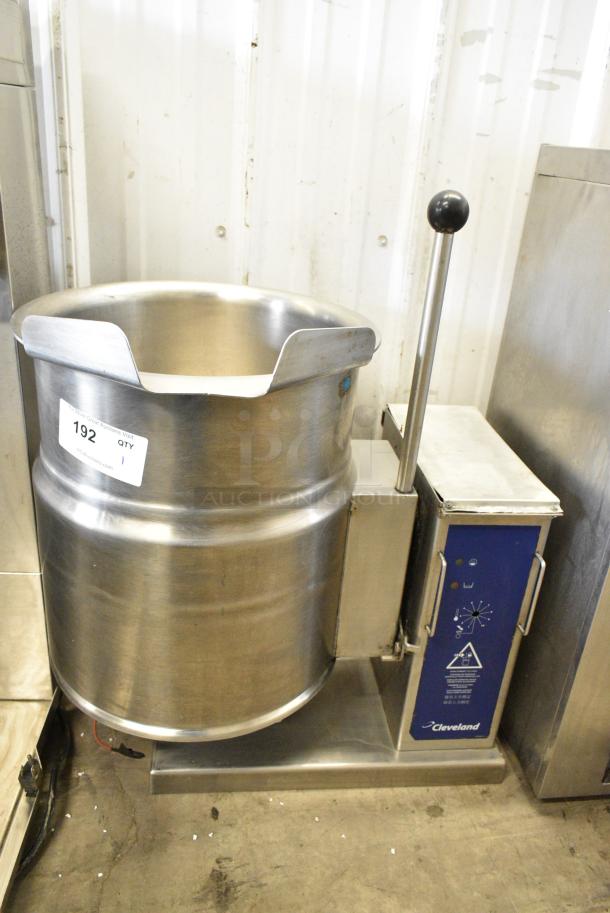 Cleveland KET-6-T Stainless Steel Commercial Electric Powered 6 Gallon Steam Tilting Kettle. 208/240 Volts. - Image 1 of 7