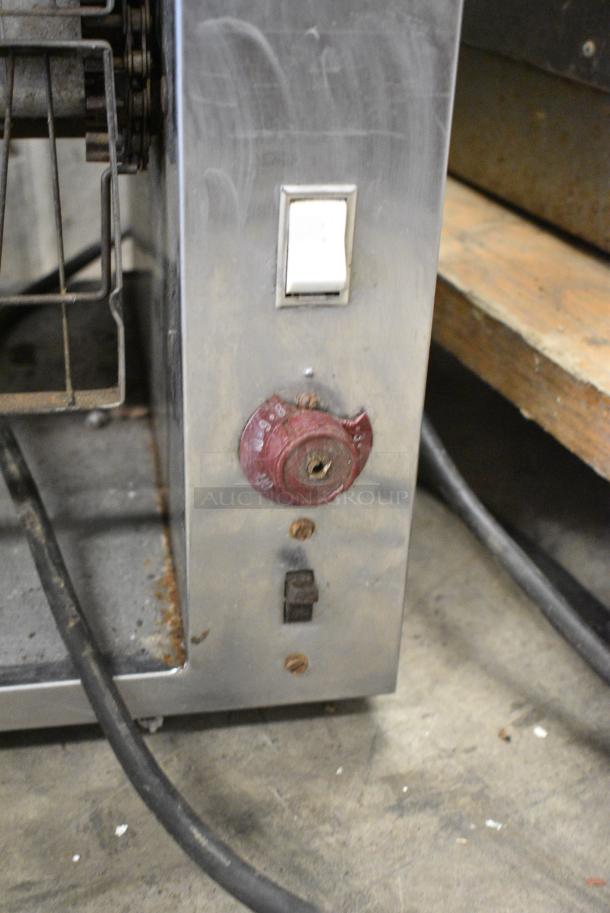 Savory Stainless Steel Commercial Electric Powered Vertical Bun Toaster. Cannot Test Due To Plug Style - Image 3 of 9