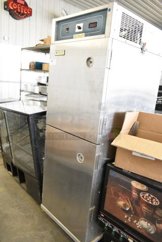 CresCor Crown X CU67177 Stainless Steel Commercial Heated Holding Cabinet on Commercial Casters. 120 Volts, 1 Phase. Cannot Test Due To Plug Style