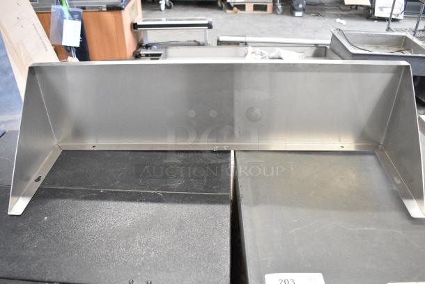 BRAND NEW SCRATCH AND DENT! 554LPGFS36 Backyard Pro Stainless Steel Front Shelf for LPG36 and LPG72 Grill - Image 2 of 4
