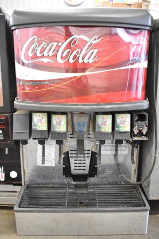 Lancer Stainless Steel Commercial Countertop 6 Flavor Carbonated Beverage Machine.