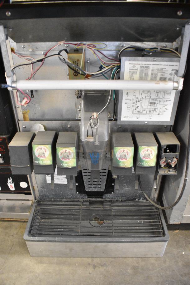 Lancer Stainless Steel Commercial Countertop 6 Flavor Carbonated Beverage Machine. - Image 4 of 6