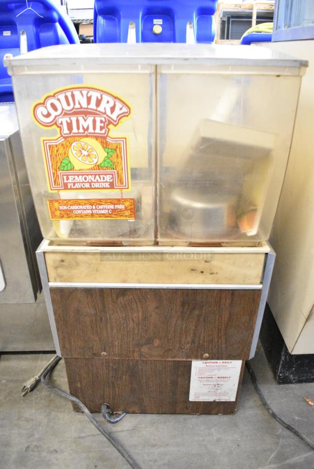 Metal Commercial Countertop 2 Hopper Refrigerated Beverage Machine. 115 Volts, 1 Phase. Tested and Working! - Image 3 of 5