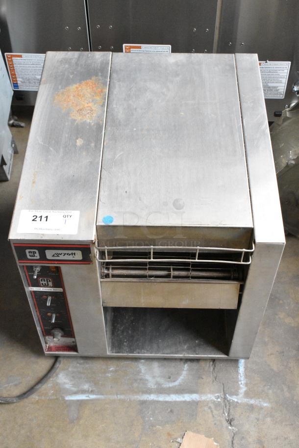 APW Wyott BT-15 Stainless Steel Commercial Countertop Conveyor Toaster Oven. 120 Volts, 1 Phase. Cannot Test Due To Plug Style - Image 2 of 4