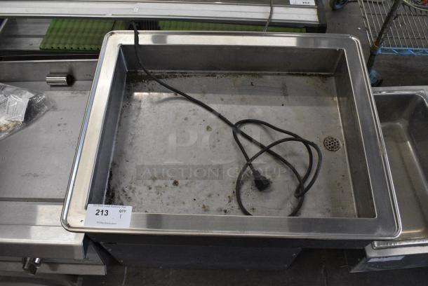 Atlas Metal WCM-2 Stainless Steel Commercial Drop In Cold Pan. 115 Volts, 1 Phase. Tested and Powers On But Does Not Get Cold - Image 1 of 5