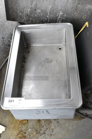 Atlas Metal WIH-D-1 Metal Commercial Hot Drop In Pan. 120 Volts, 1 Phase.