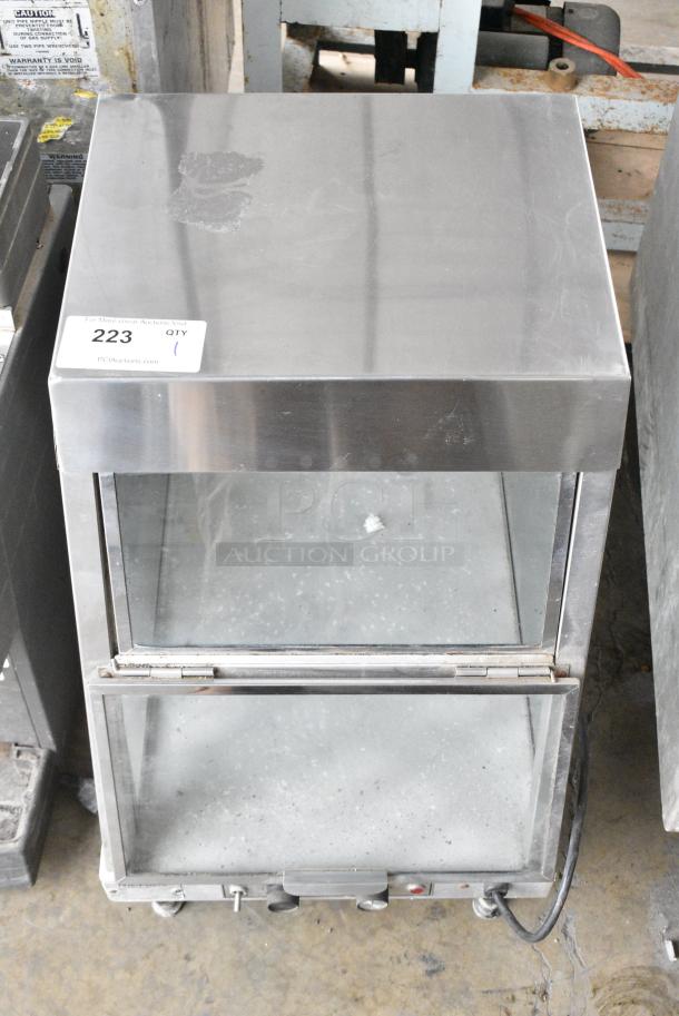 Merco 1220-1P Metal Commercial Countertop Heated Display Case Merchandiser. 120 Volts, 1 Phase. Tested and Working! - Image 1 of 3
