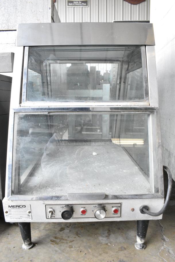 Merco 1220-1P Metal Commercial Countertop Heated Display Case Merchandiser. 120 Volts, 1 Phase. Tested and Working! - Image 2 of 3