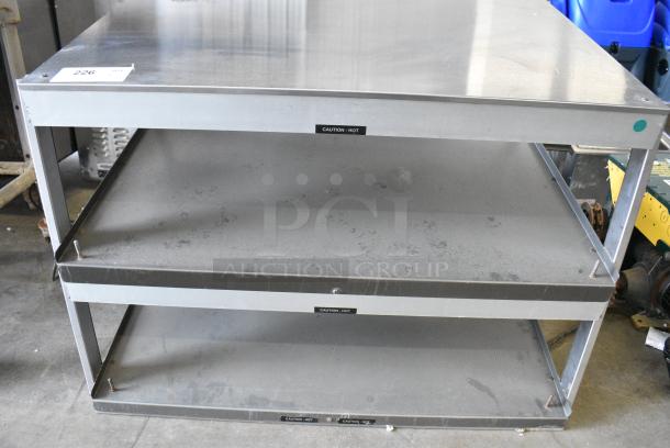 Hatco Glo Ray GRSDS-36D Metal Commercial Countertop 2 Tier Display Case Merchandiser. 120 Volts, 1 Phase. Tested and Working! - Image 1 of 5