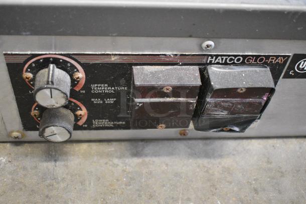 Hatco Glo Ray GRSDS-36D Metal Commercial Countertop 2 Tier Display Case Merchandiser. 120 Volts, 1 Phase. Tested and Working! - Image 4 of 5