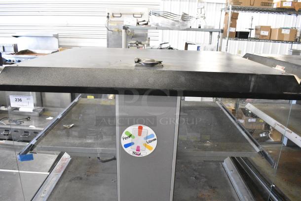Custom Delis Equipment Stainless Steel Commercial 2 Tier Warming Display Case Merchandiser on Commercial Casters. 208-240 Volts. - Image 5 of 5