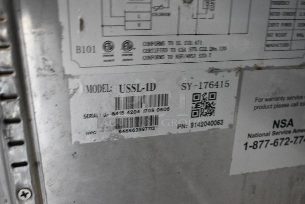 UStar USSL-1D Stainless Steel Commercial Sandwich Salad Prep Table Bain Marie Mega Top. 115 Volts, 1 Phase. Tested and Powers On But Does Not Get Cold - Image 7 of 8