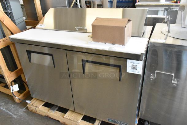 BRAND NEW SCRATCH AND DENT! 2025 True TSSU-48-12-HC Stainless Steel Commercial Sandwich Salad Prep Table Bain Marie Mega Top. 115 Volts, 1 Phase. Tested and Working! - Image 3 of 11
