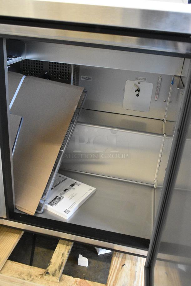 BRAND NEW SCRATCH AND DENT! 2025 True TSSU-48-12-HC Stainless Steel Commercial Sandwich Salad Prep Table Bain Marie Mega Top. 115 Volts, 1 Phase. Tested and Working! - Image 9 of 11
